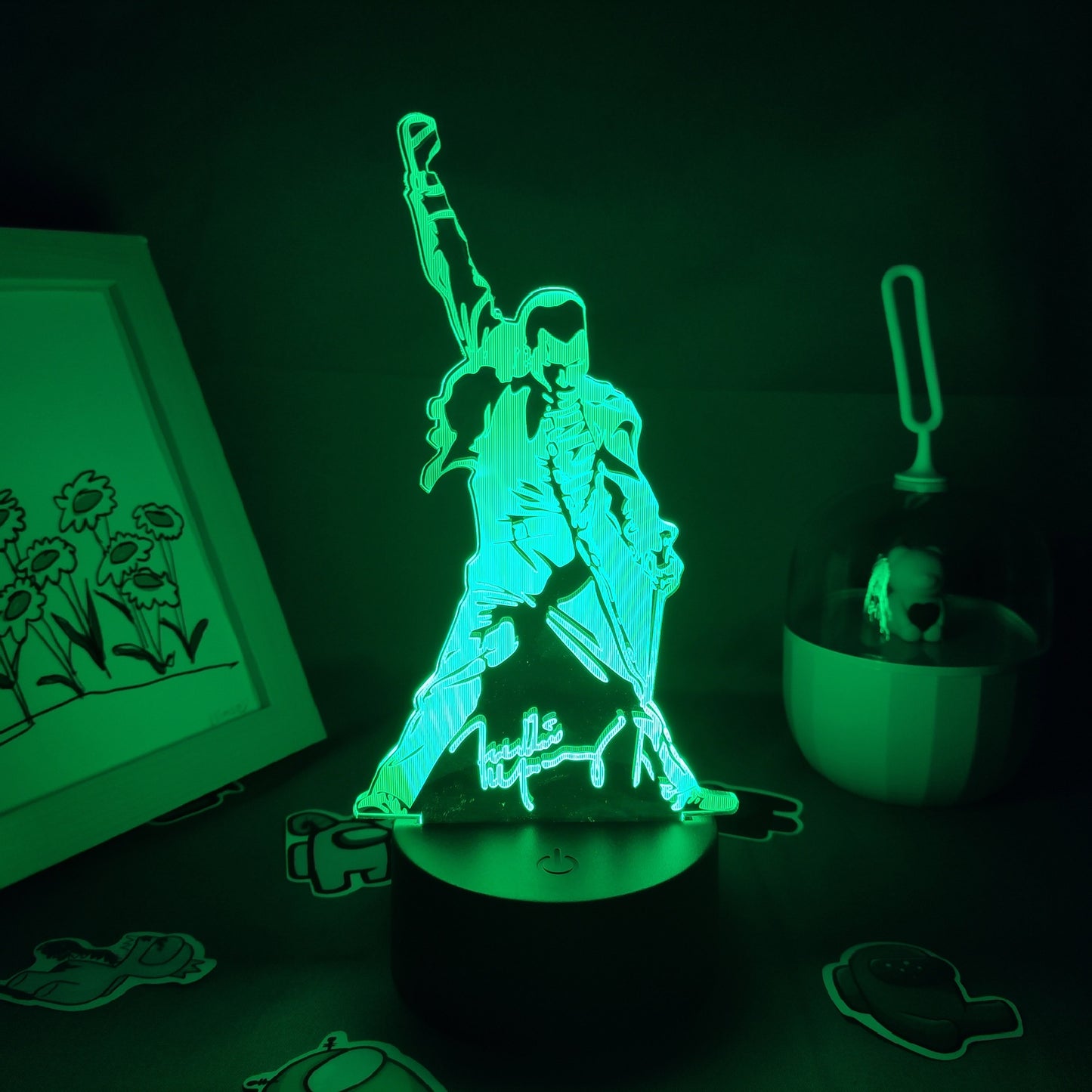 Queen Freddie Mercury 3D Figure Night Lights