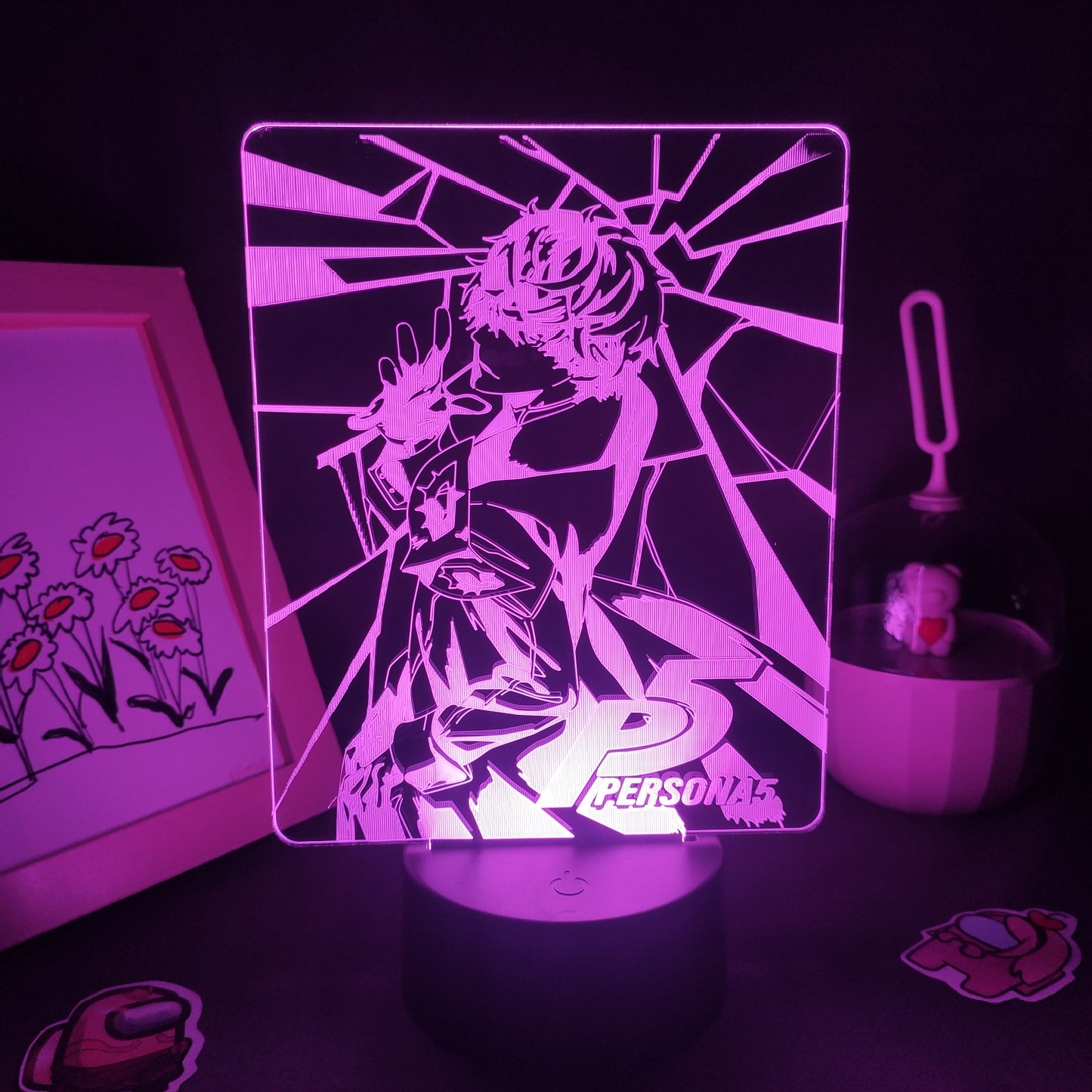 Persona 5 P5 Game Figure Ren Amamiya 3D Night Light