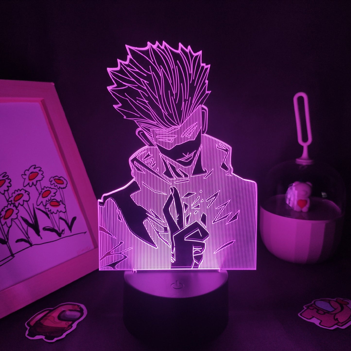 Jujutsu Kaisen Figure Gojo Satoru 3D LED Lamps