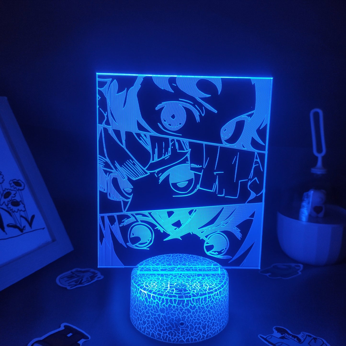 Demon Slayer Figure 3D LED Neon Night Lights