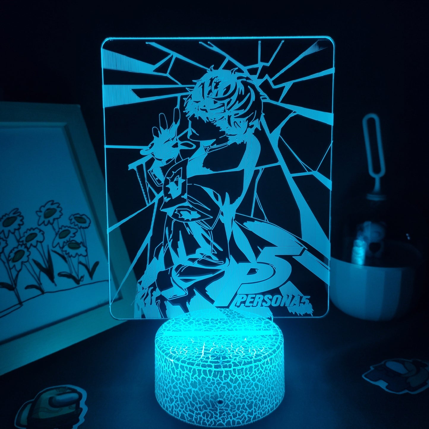 Persona 5 P5 Game Figure Ren Amamiya 3D Night Light