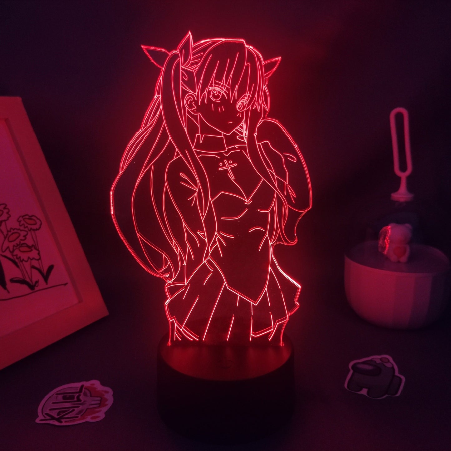 Tohsaka Rin Fate Stay 3D Lava Lamps