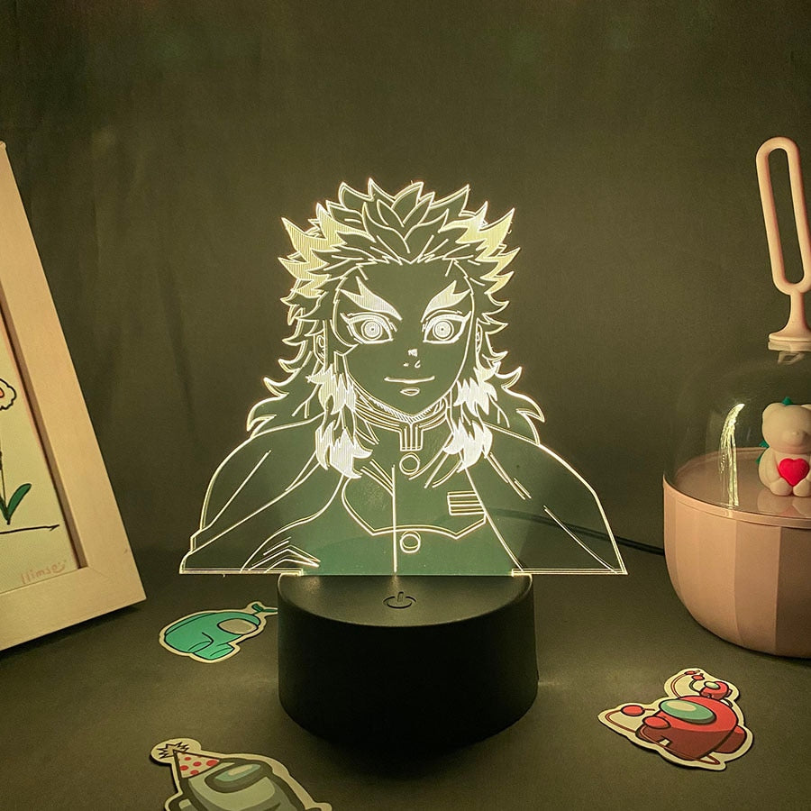 Demon Slayer Figure Kyojuro Rengoku 3D Lamp