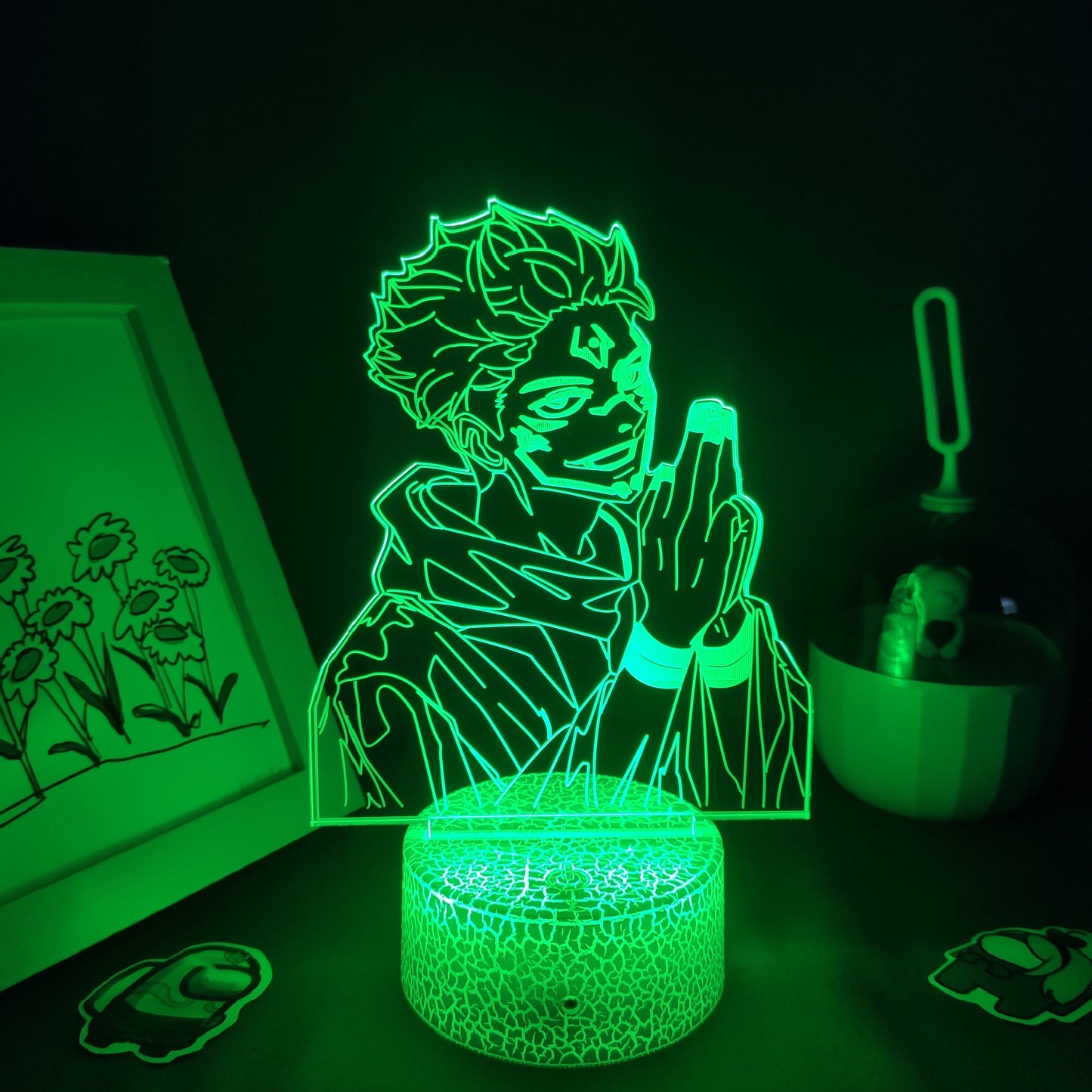 Jujutsu Kaisen Yuji Itadori Ryomen Sukuna Lamp