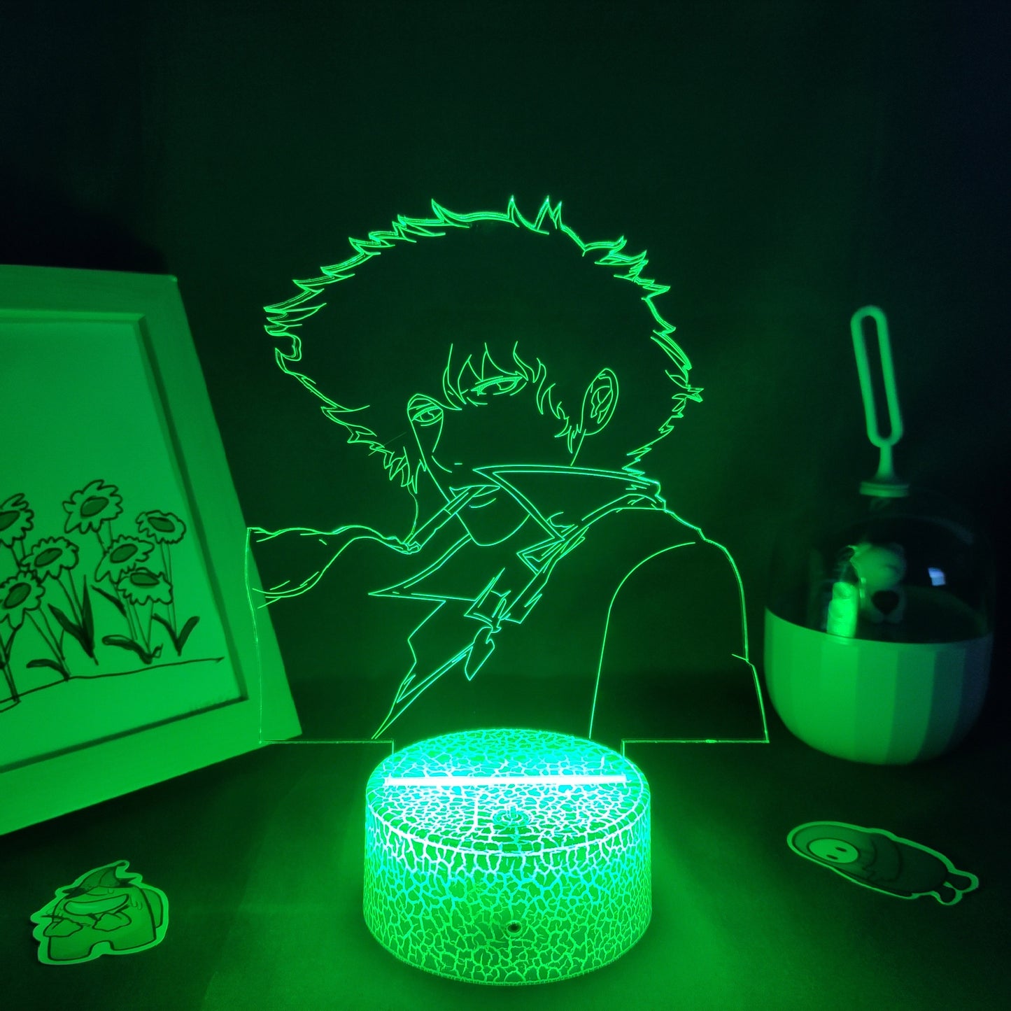 Cowboy Bebop Figure Spike Spiegel 3D Night Lights