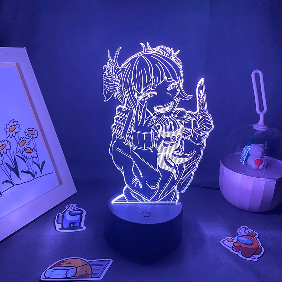 Figure Toga Himiko 3D Night Lights