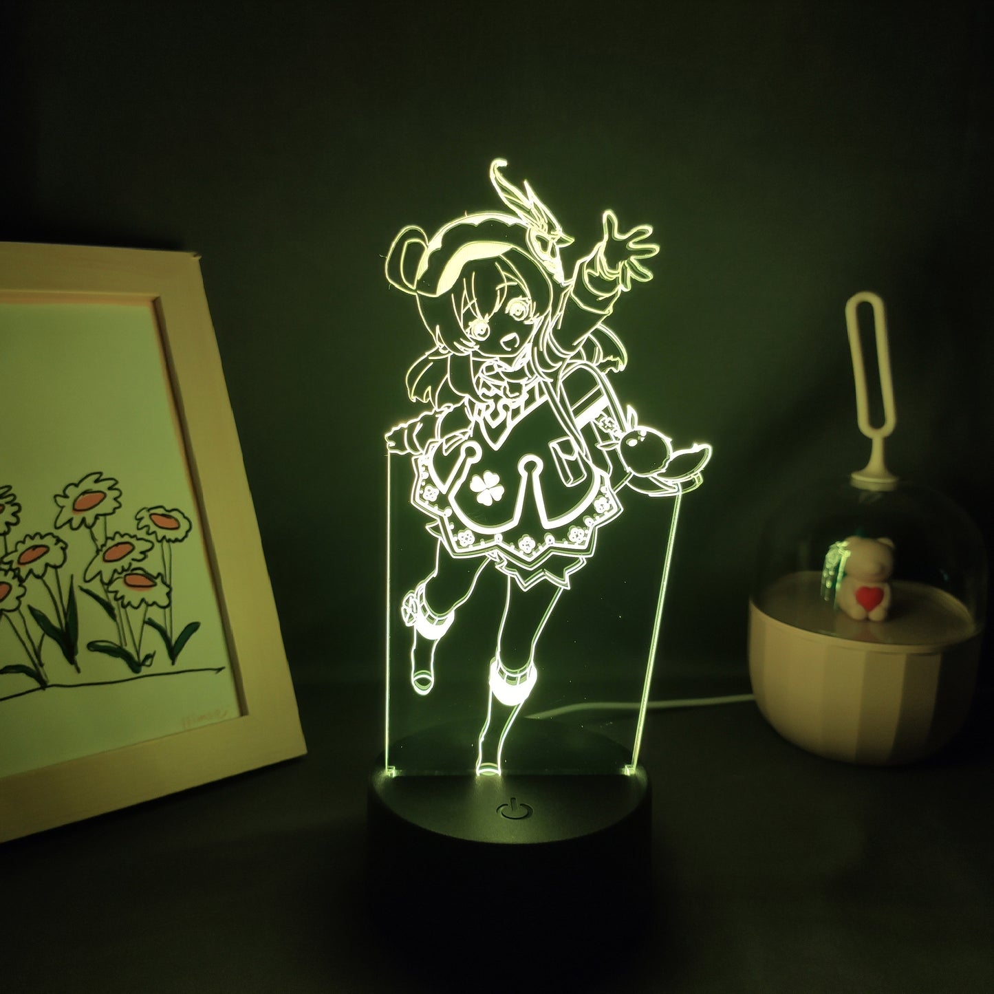 Genshin Impact Game Figure Klee 3D Lava Lamp