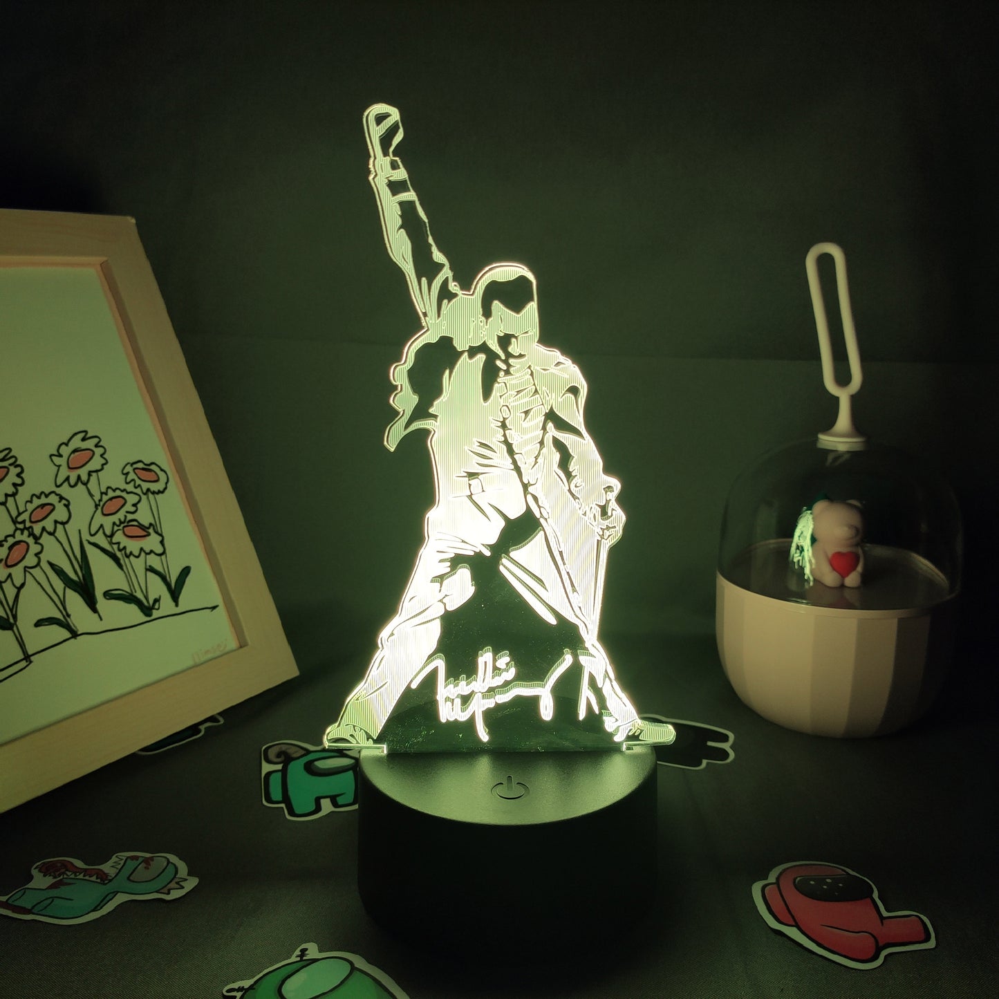 Queen Freddie Mercury 3D Figure Night Lights