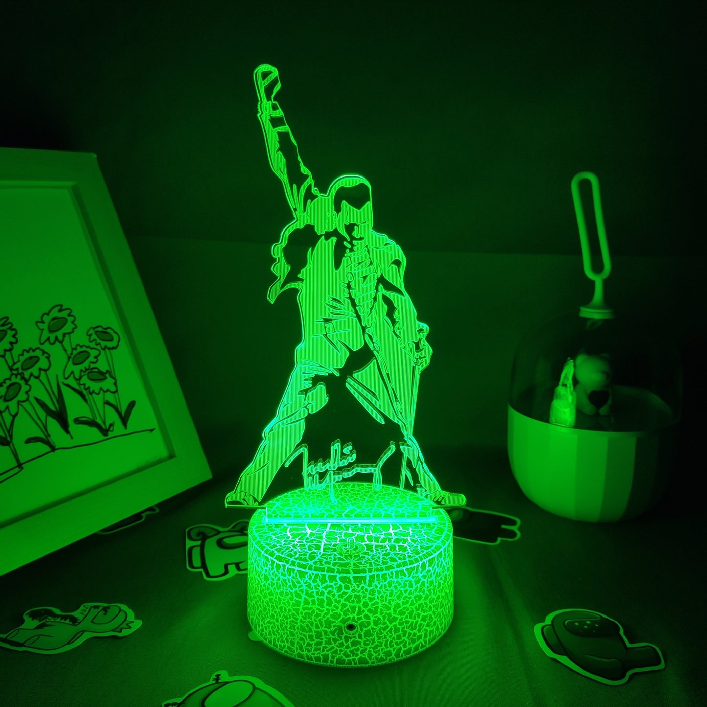 Queen Freddie Mercury 3D Figure Night Lights