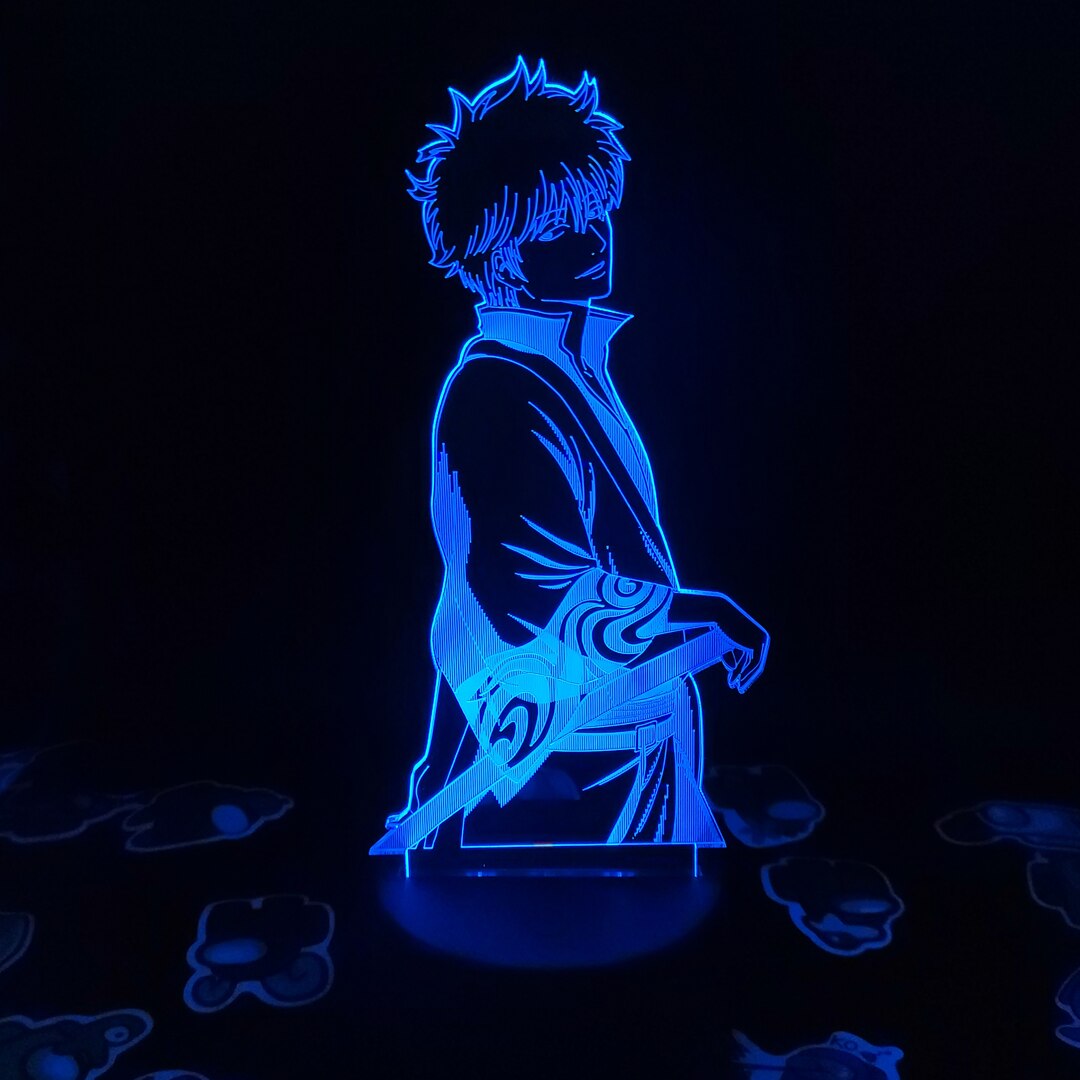 Gintama sakata gintoki odd jobs 3D Night light