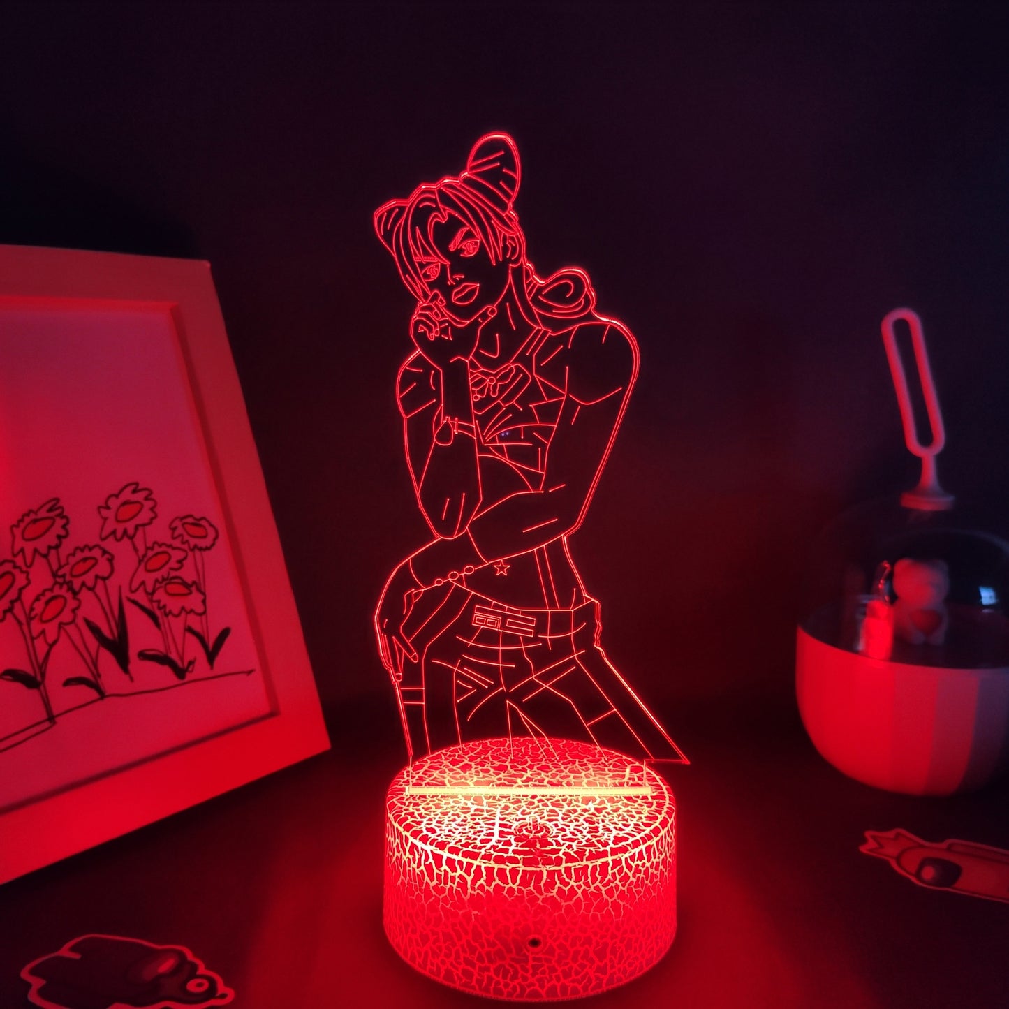 JoJo Bizarre Adventure Figure Jolyne Cujoh 3D Led Lamps