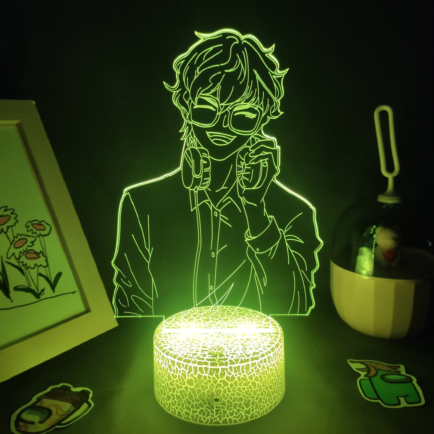 Mystic Messenger Game Figure 707 Seven Luciel 3D Lamps