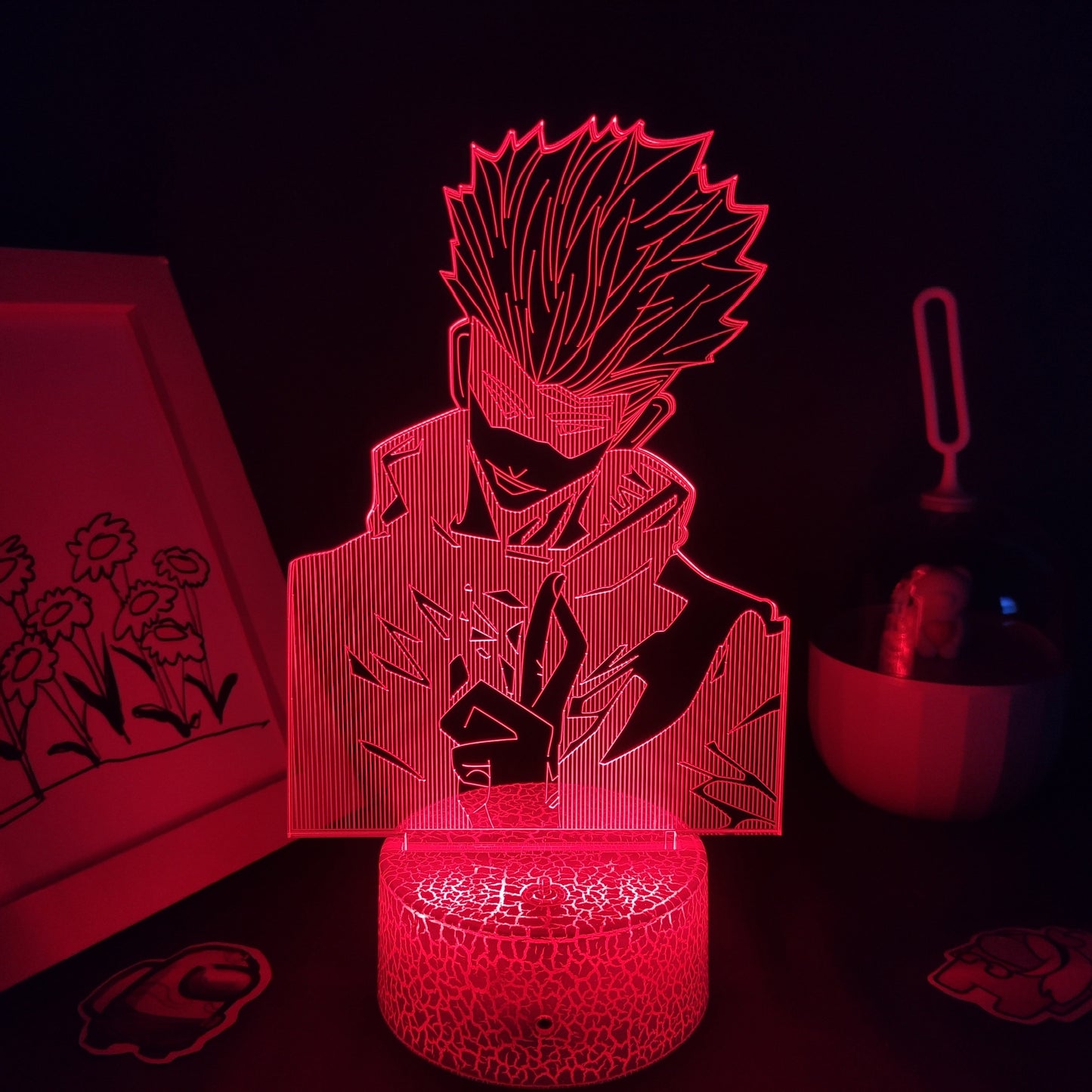 Jujutsu Kaisen Figure Gojo Satoru 3D LED Lamps