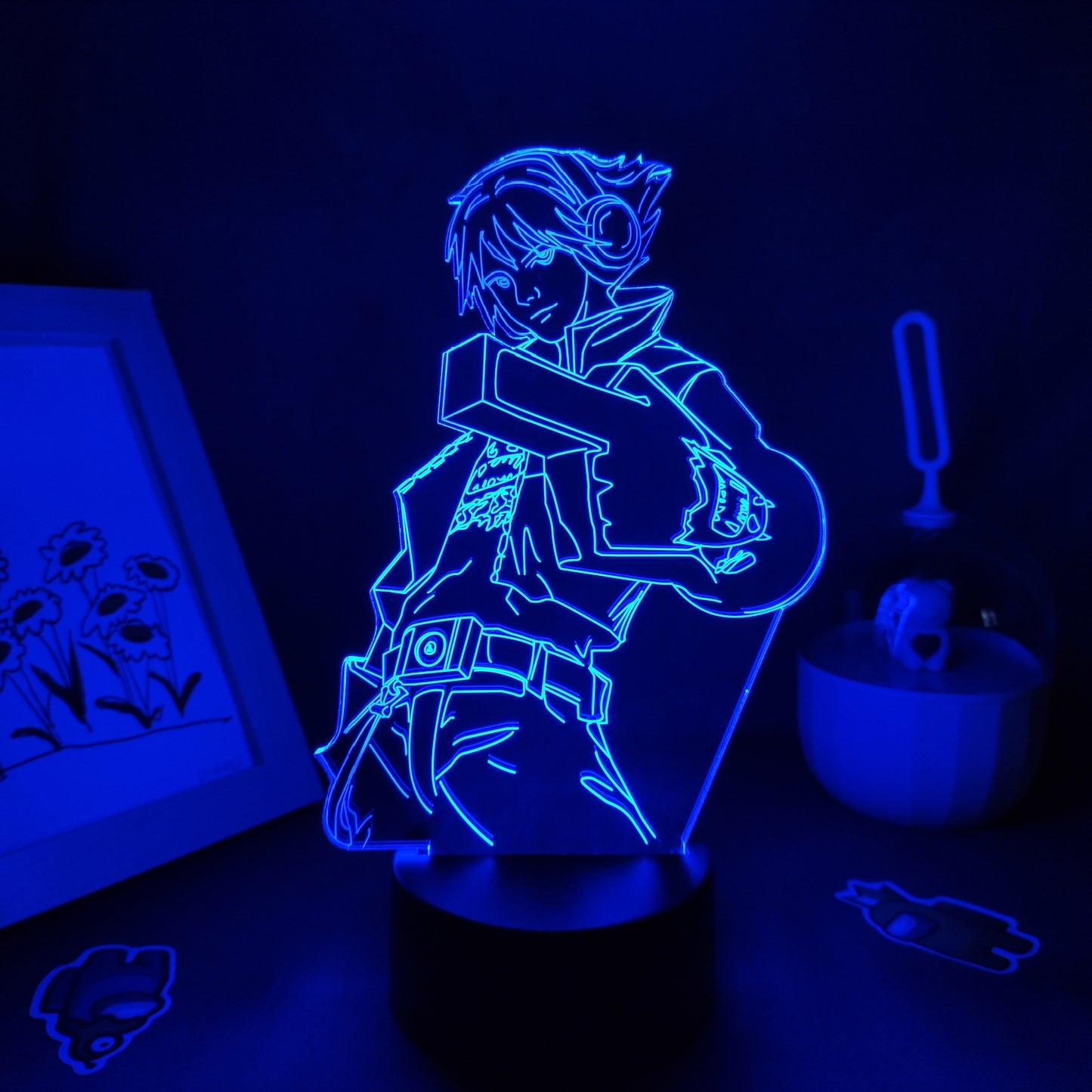 LOL Game Figure The Prodigal Explorer Ezreal Lamps