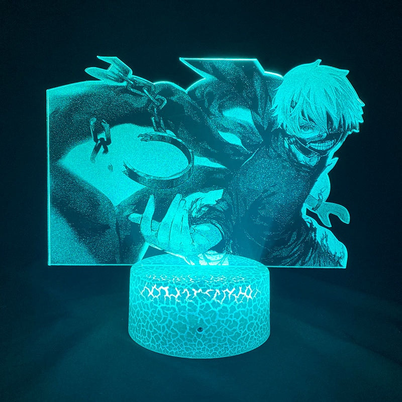 Tokyo Ghoul Figure Ken Kaneki Sasaki Yes 3D Picture Lamp