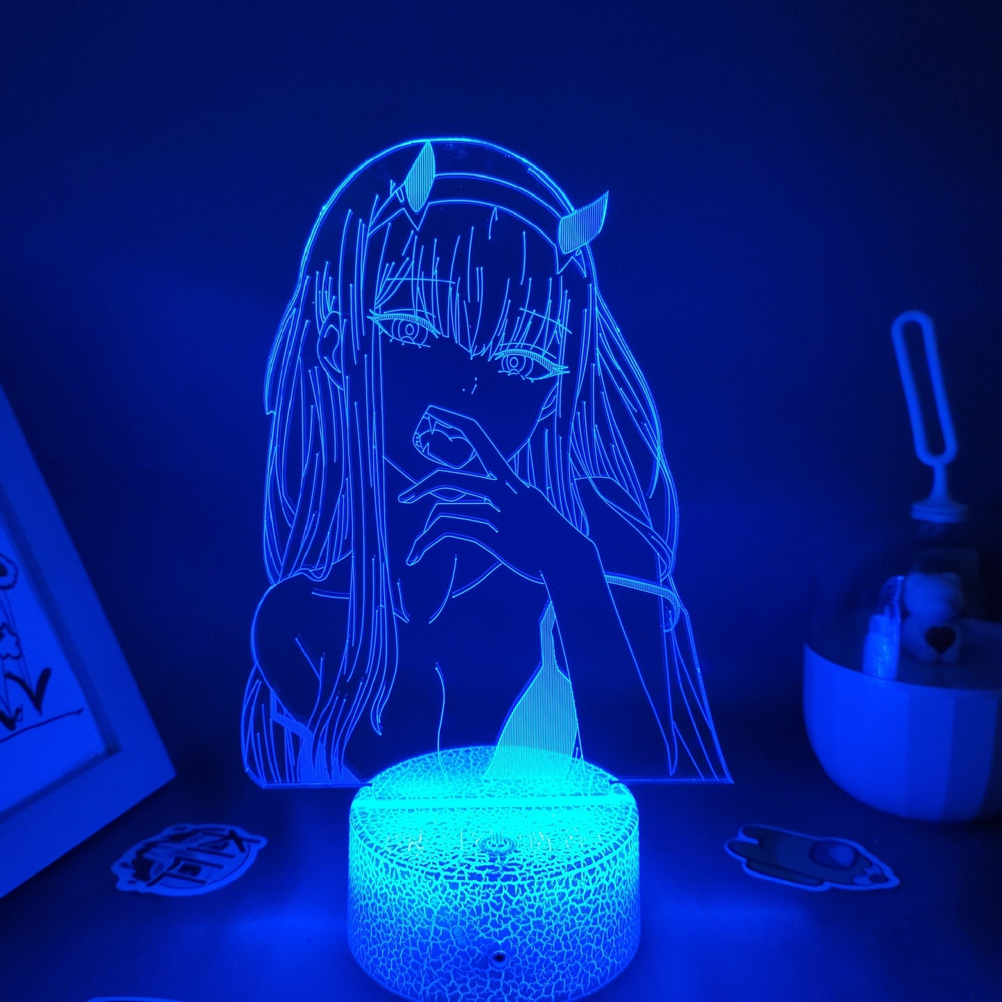 Zero Two Figure 3D LED RGB Night Lights