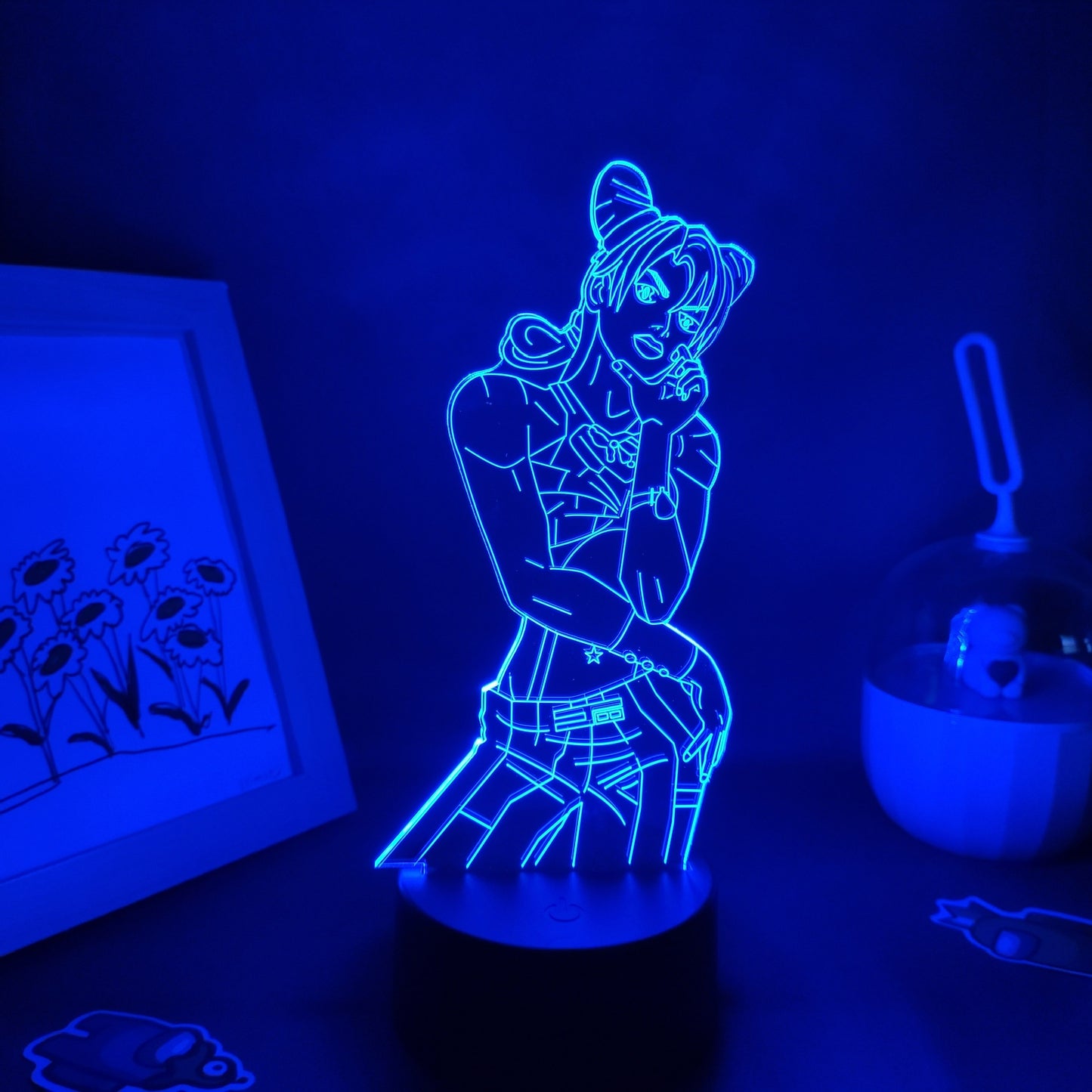 JoJo Bizarre Adventure Figure Jolyne Cujoh 3D Led Lamps