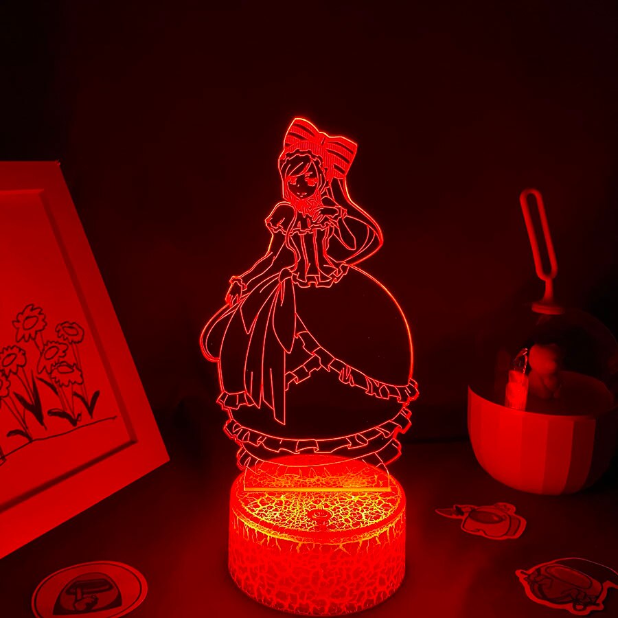 Shalltear Bloodfallen Neon Night Light