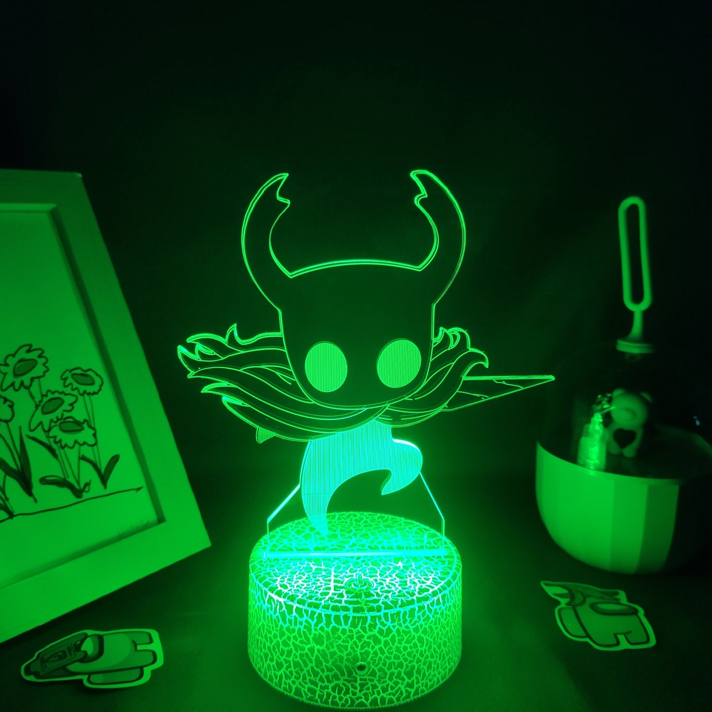 Hollow Knight 3D Neon Night Lights