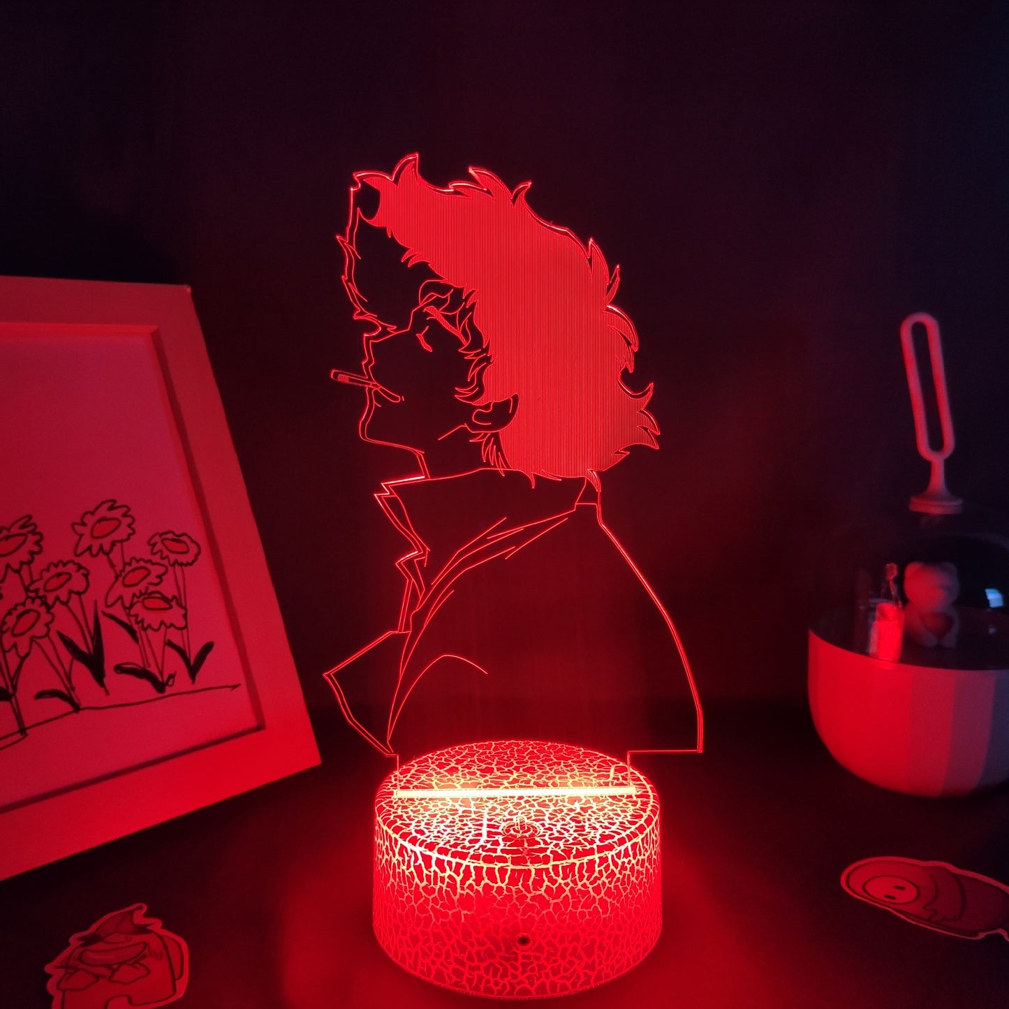 Cowboy Bebop Figures Spike Spiegel 3D Lamps