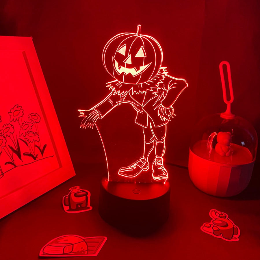 Halloween 3D Pumpkin LED Lava Lamp