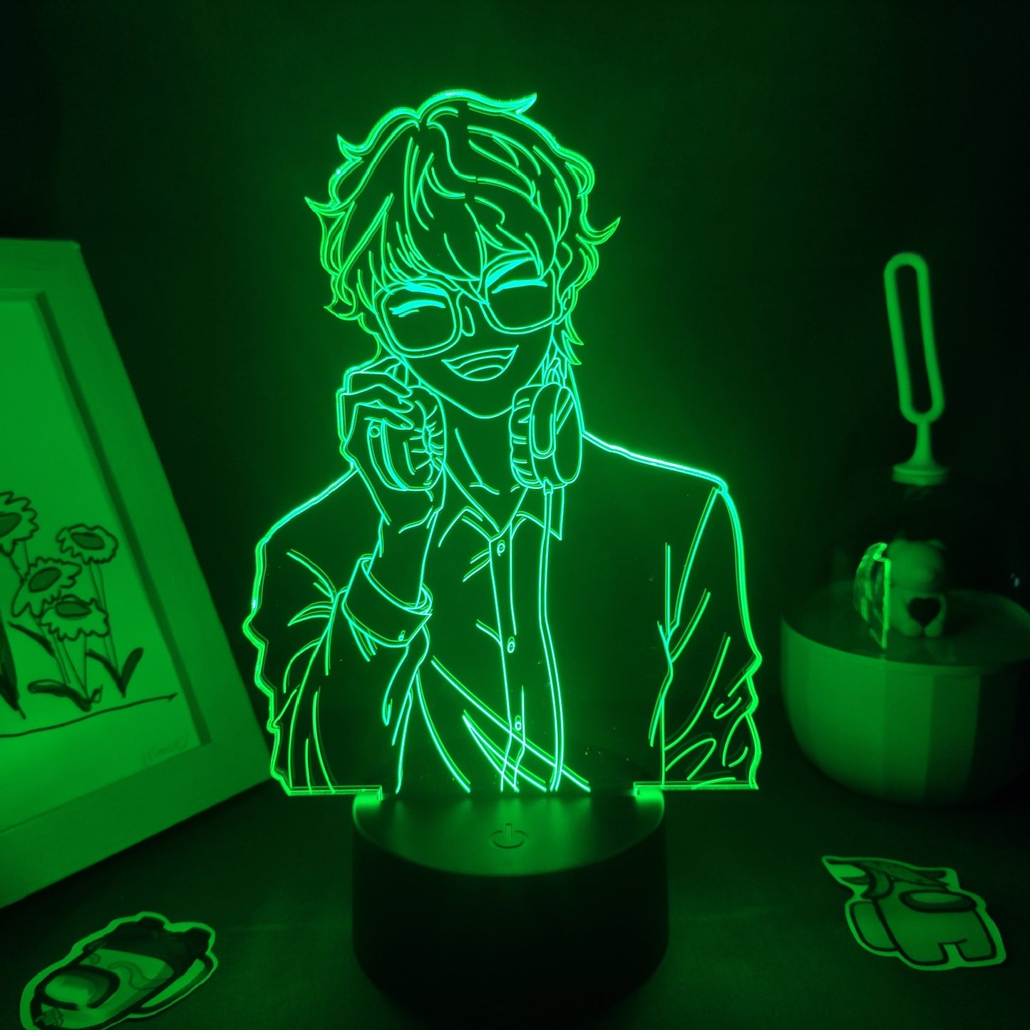 Mystic Messenger Game Figure 707 Seven Luciel 3D Lamps