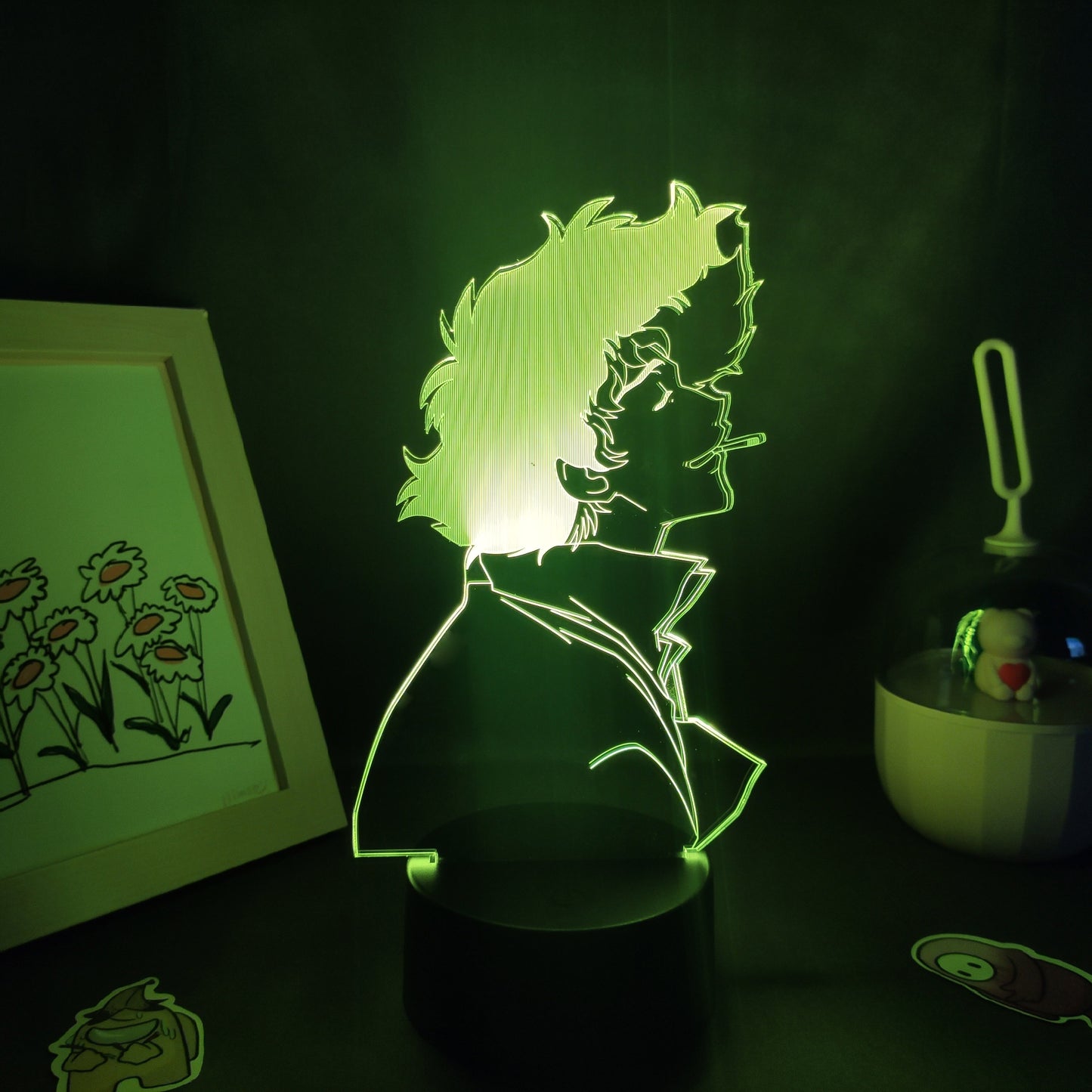 Cowboy Bebop Figures Spike Spiegel 3D Lamps