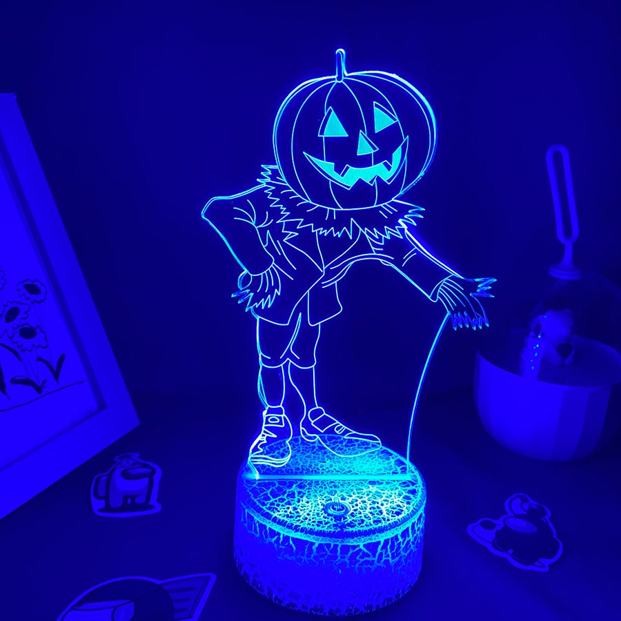 Halloween 3D Pumpkin LED Lava Lamp