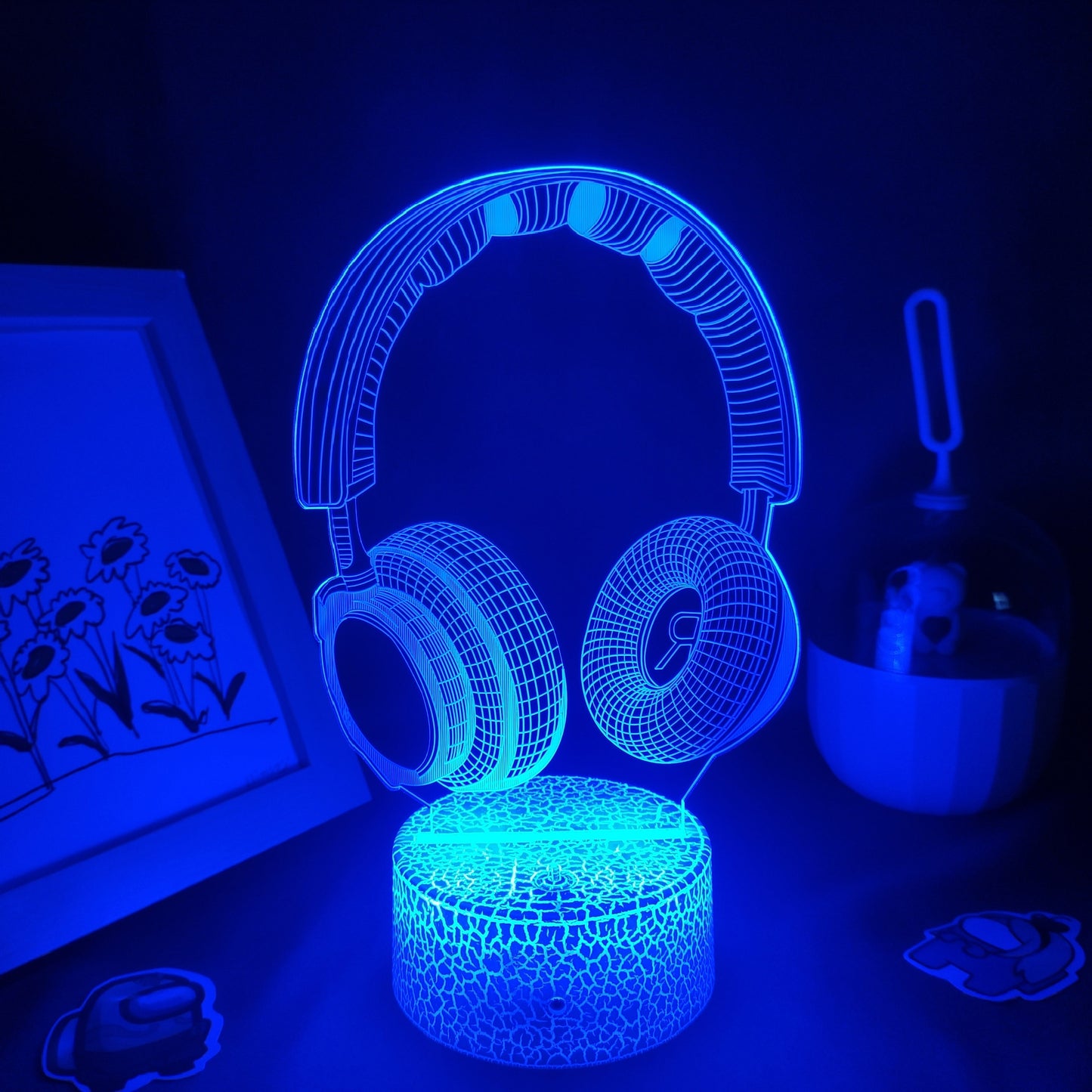 Earphone 3D Lava Lamp