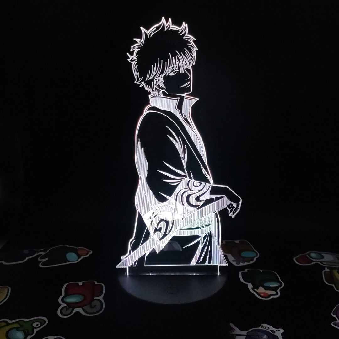 Gintama sakata gintoki odd jobs 3D Night light