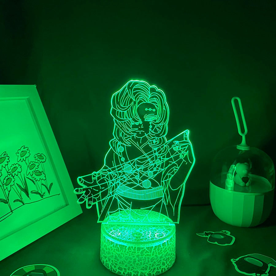 Demon Slayer Figure Spider Demon Rui 3D Lamp