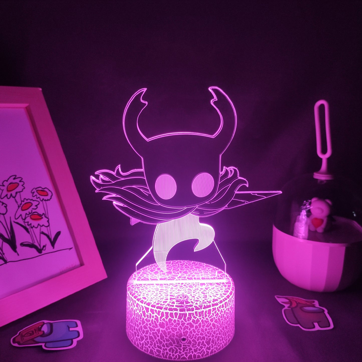 Hollow Knight 3D Neon Night Lights