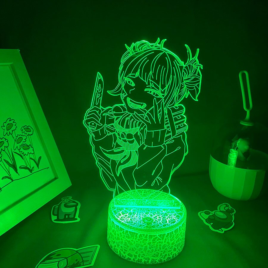 Figure Toga Himiko 3D Night Lights