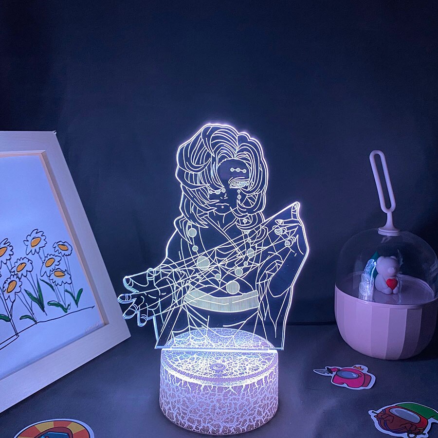 Demon Slayer Figure Spider Demon Rui 3D Lamp