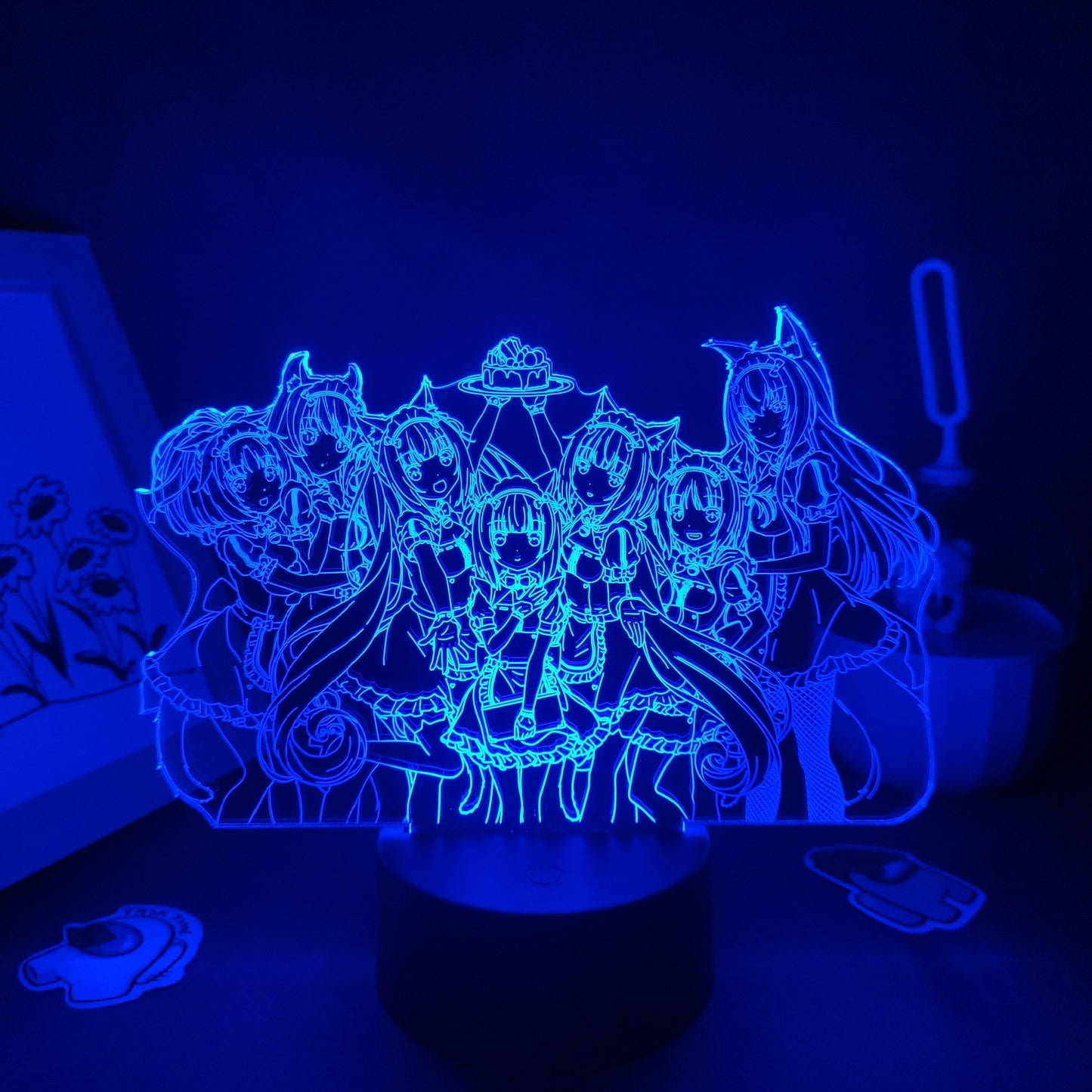 Nekopara Figure Collection 3D LED Neon Night Light