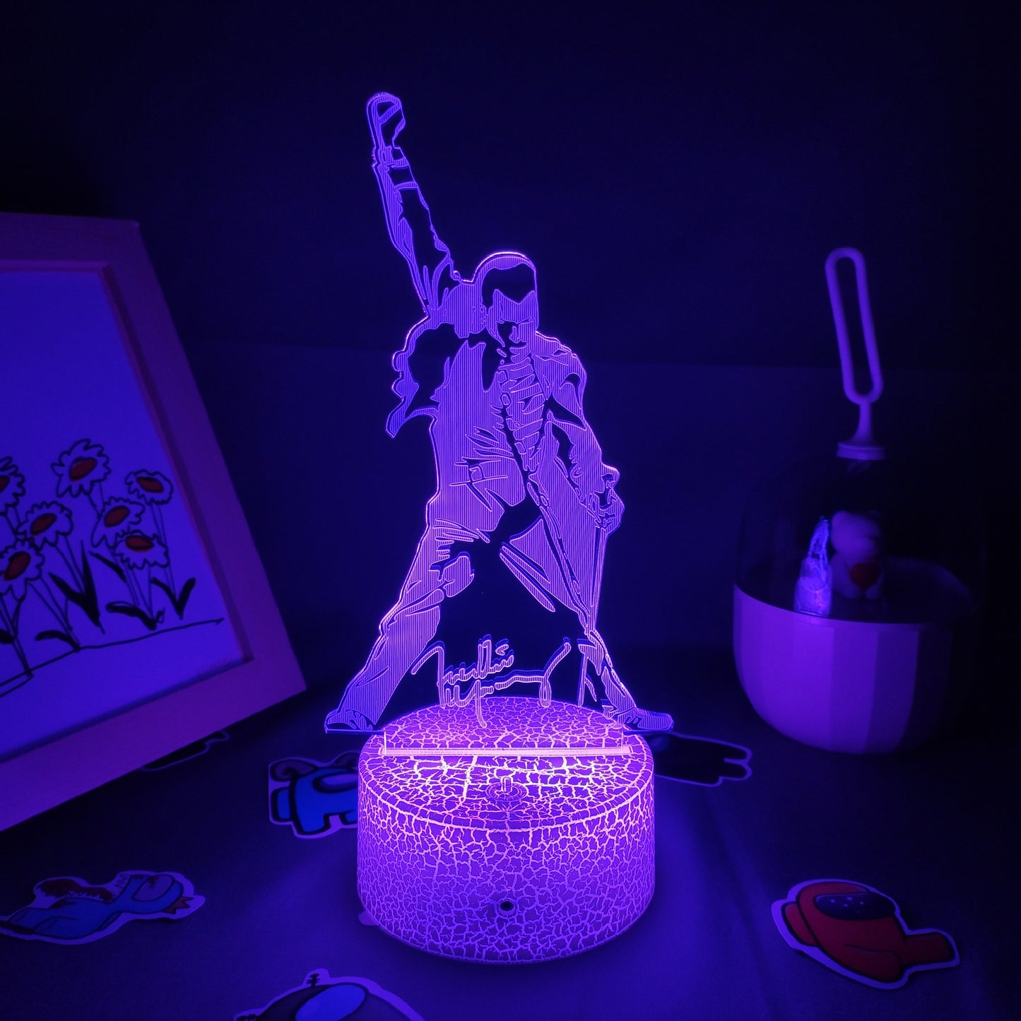 Queen Freddie Mercury 3D Figure Night Lights