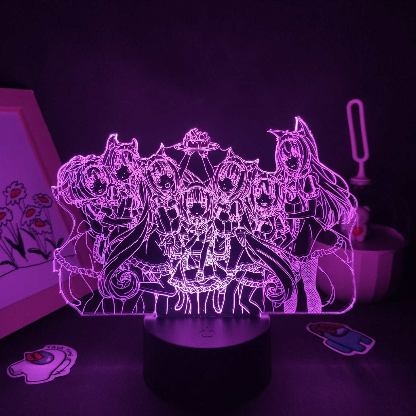 Nekopara Figure Collection 3D LED Neon Night Light