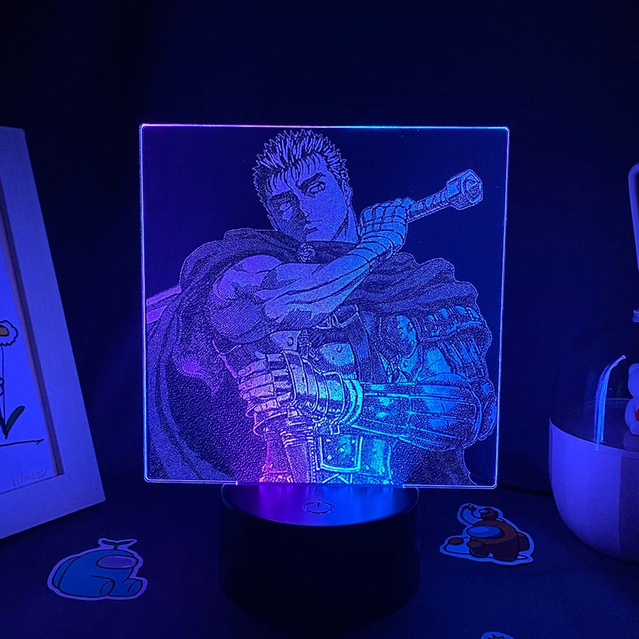 Berserk Figure Guts Night Light