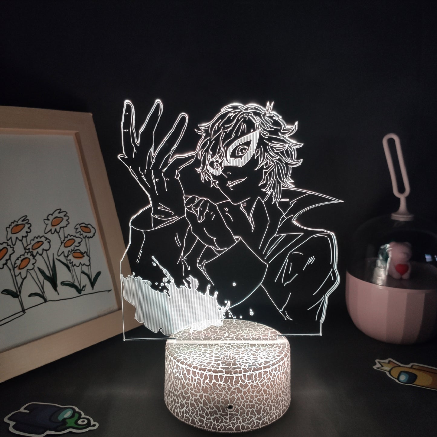 Figure Ren Amamiya 3D Lamp