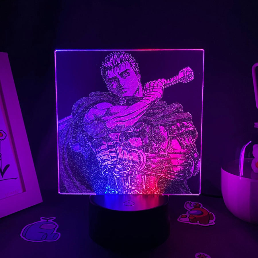 Berserk Figure Guts Night Light