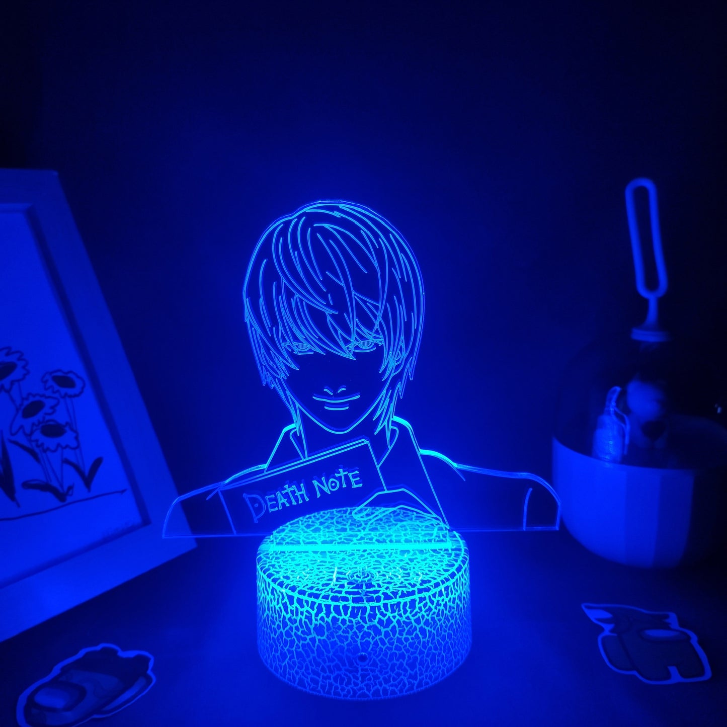 Death Note Yagami Light 3D Led Lamps Night Lights