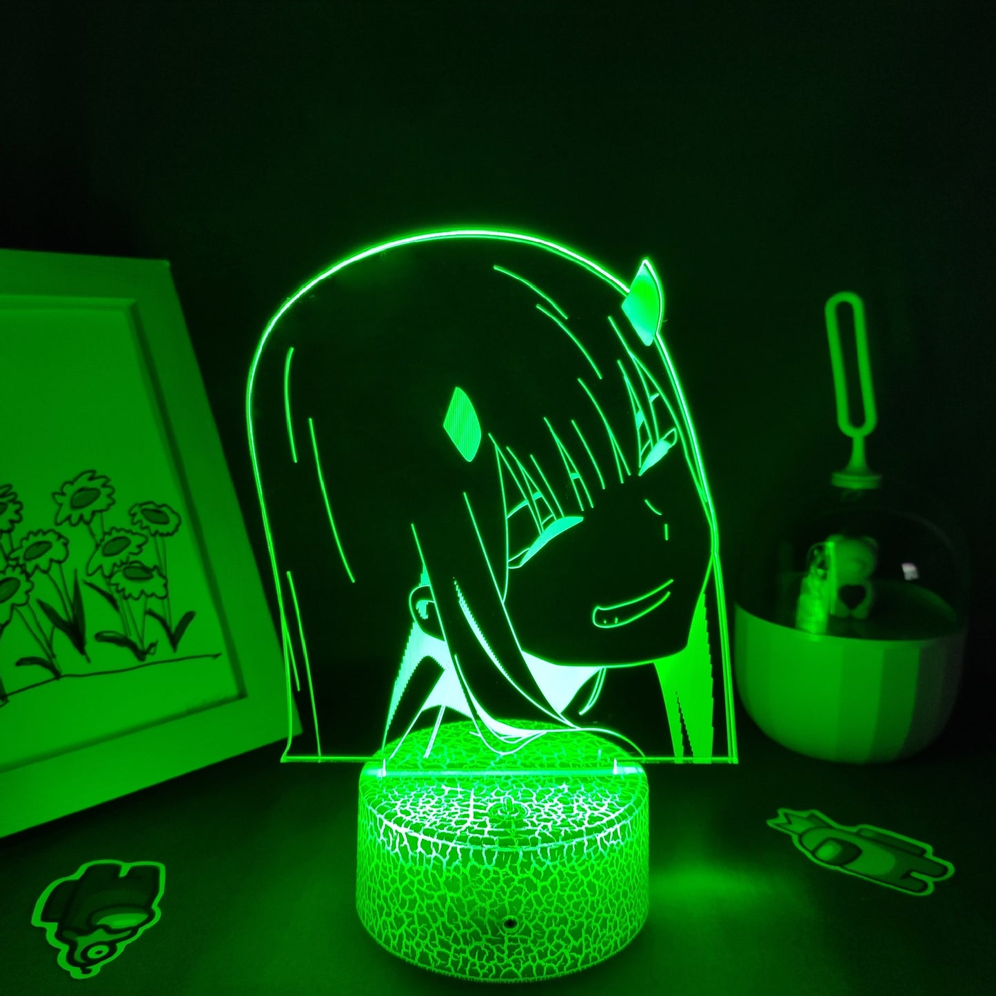 Darling In The Franxx Figure Zero Two Lamps