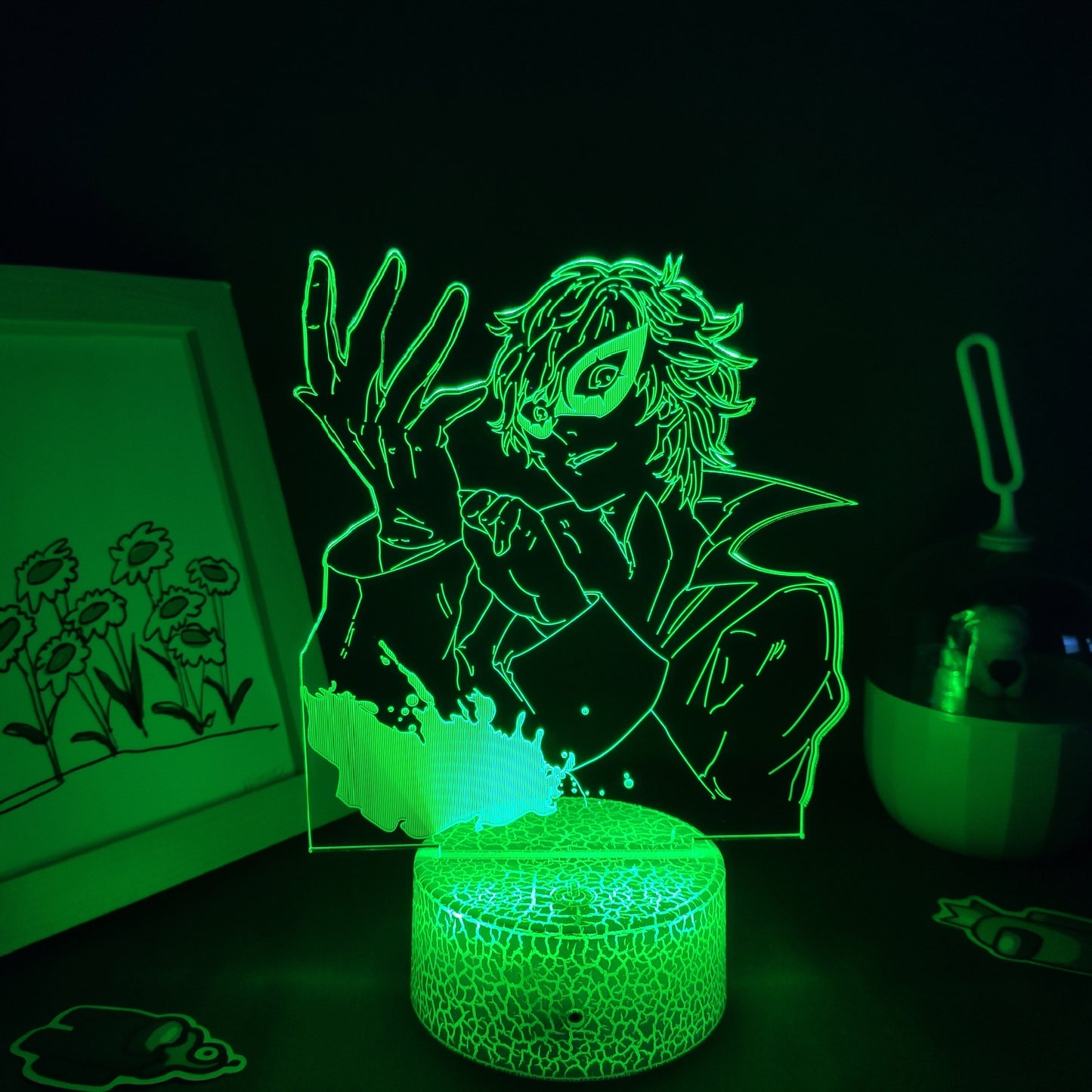 Figure Ren Amamiya 3D Lamp