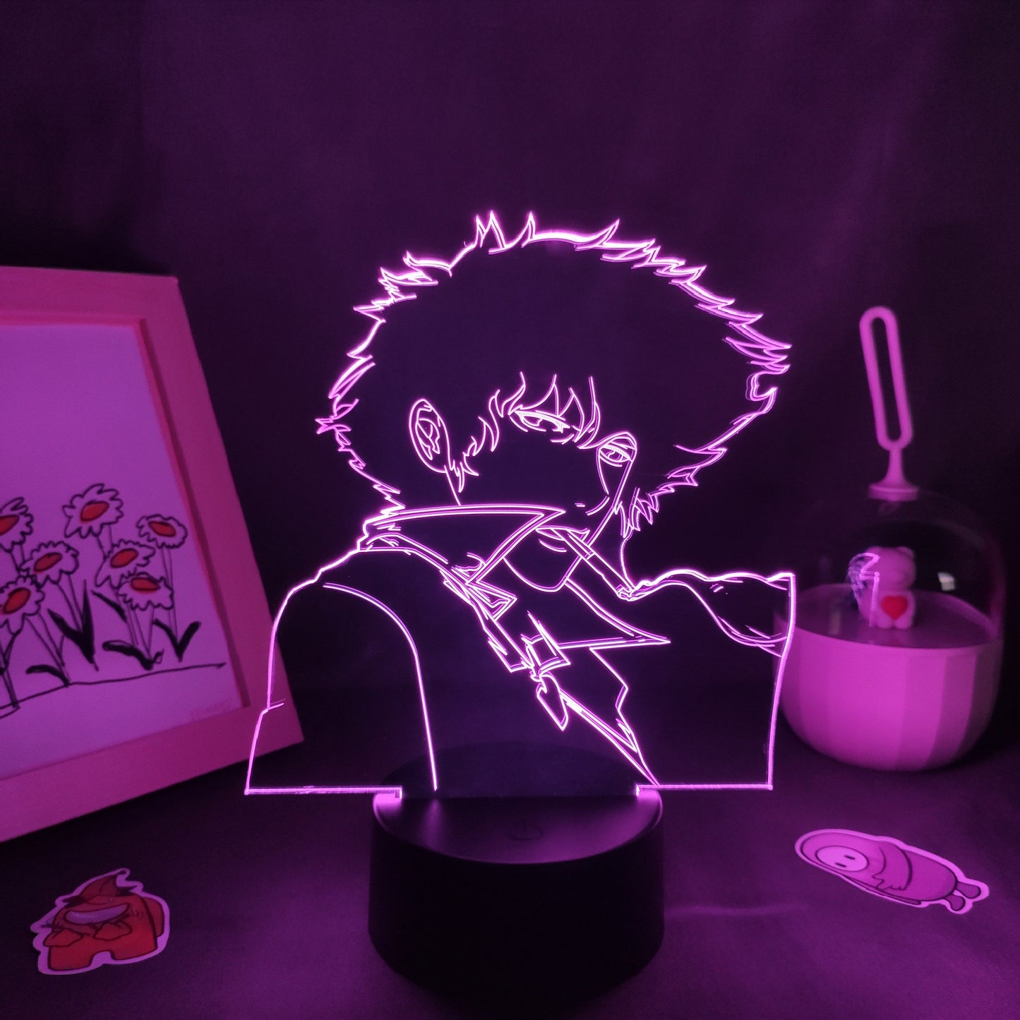 Cowboy Bebop Figure Spike Spiegel 3D Night Lights