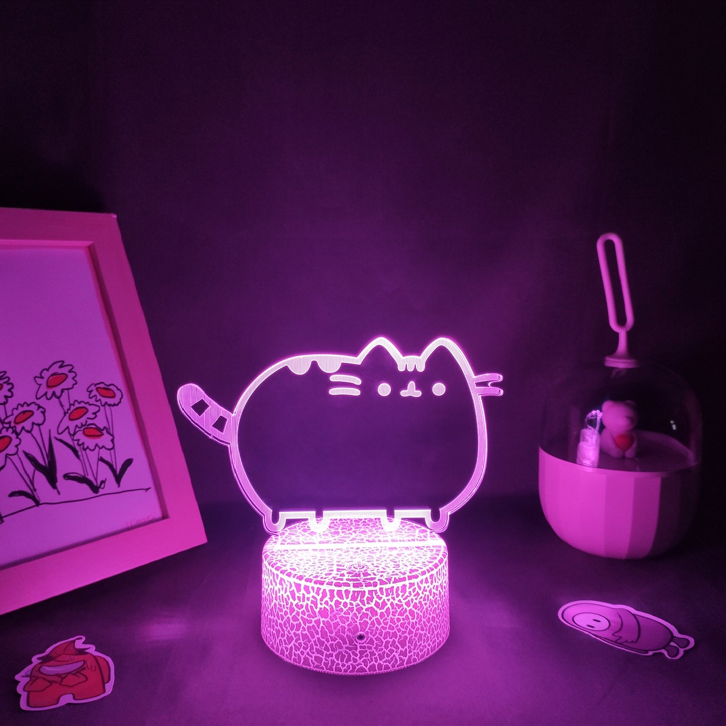 Cute Animal Cat Kitten 3D Lava Lamps