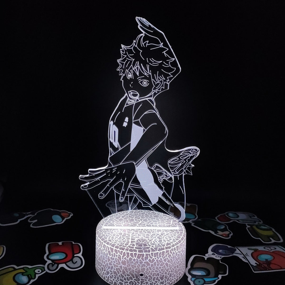 Haikyuu Hinata Shoyo 3D illusion Night light