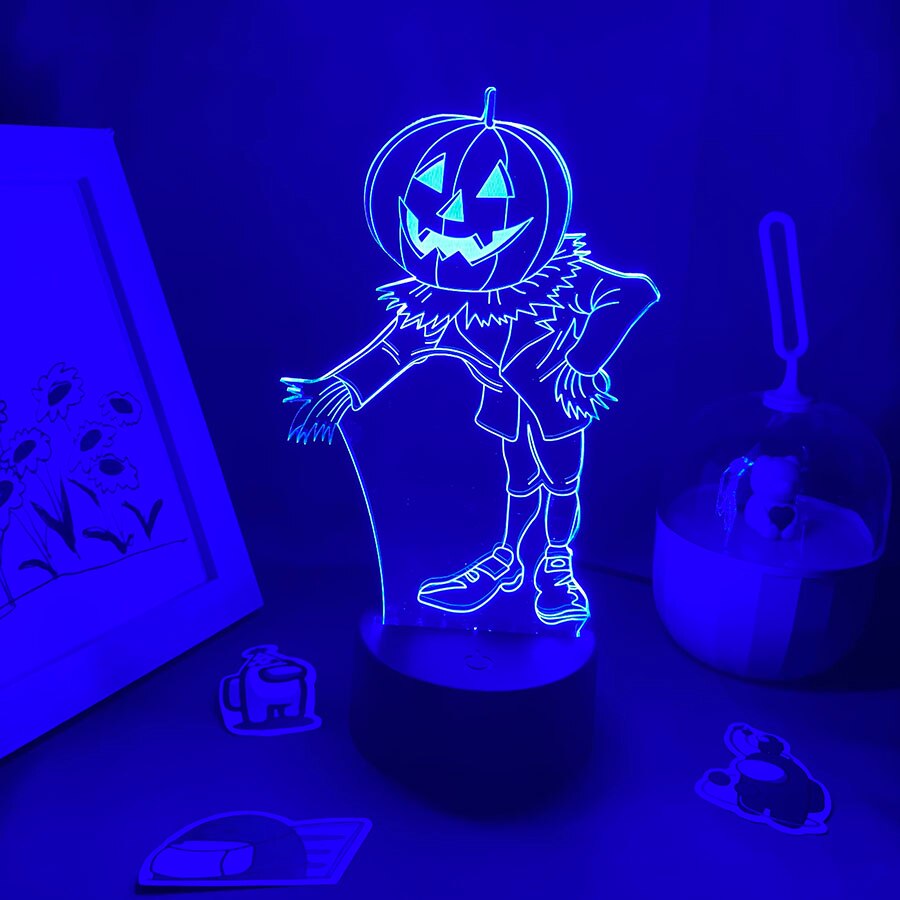 Halloween 3D Pumpkin LED Lava Lamp