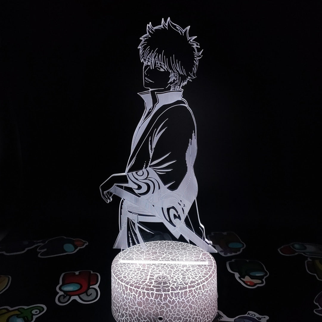 Gintama sakata gintoki odd jobs 3D Night light