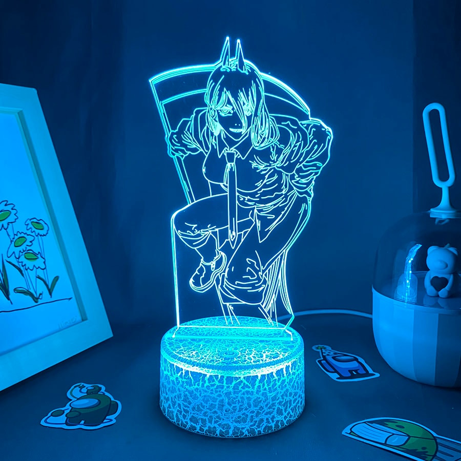 Chainsaw Man Figure Power Lava Lamp