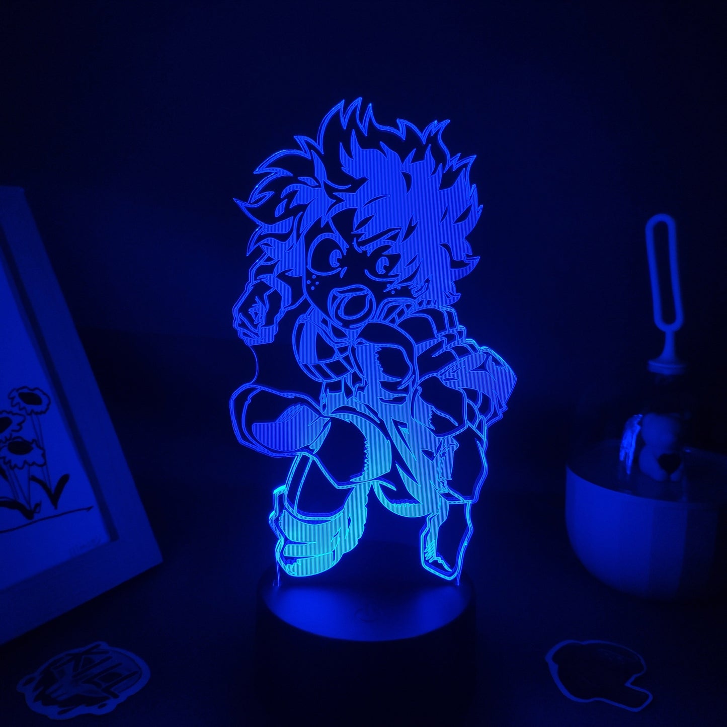 أضواء ليلية LED من Midoriya Izuku USB RGB